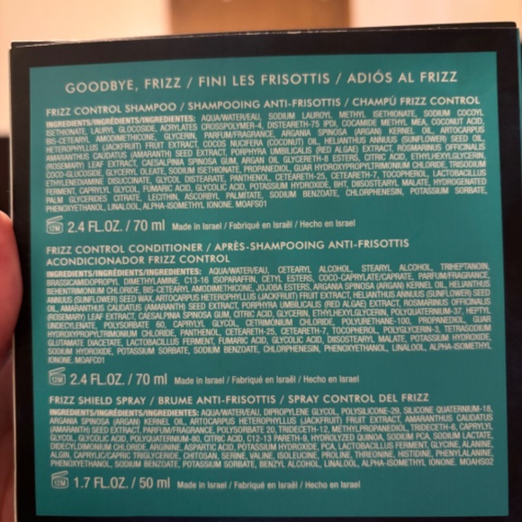 Moroccan oil goodby frizz travel set - Picture 2 of 3